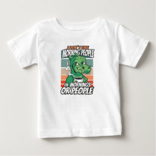 Jag gillar inte morgonmänniskor eller morgnar elle t shirt