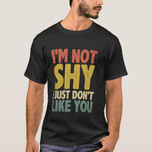 Jag gillar inte Ord för Intr. T Shirt