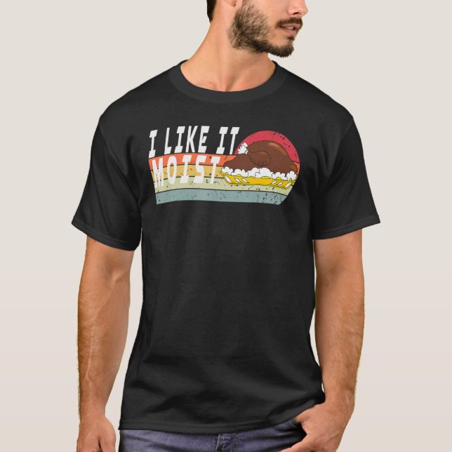 Jag gillar IT MOIST Thanksgiving Costume Turkey Le T Shirt (Framsida)
