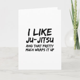 Jag gillar ju-jitsu kort