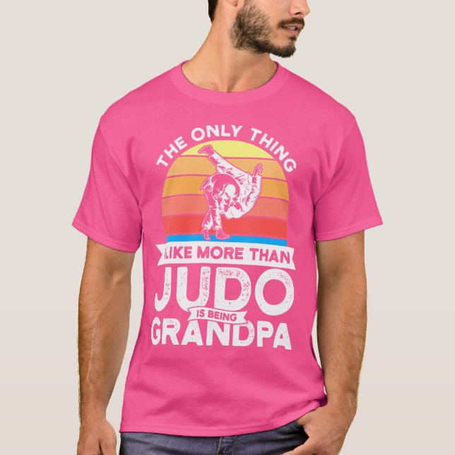 Jag gillar Judo Varo Morfar Judo T Shirt (Framsida)