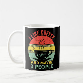 Jag gillar kaffe och kanske tre Vintagar Cof Kaffemugg
