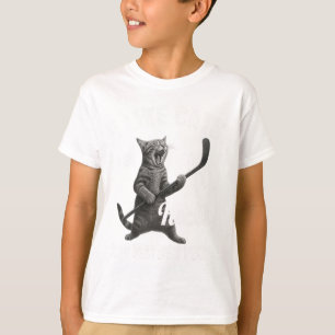 Jag Gillar Katter Och Hockey Kanske 3 Personer Rol T Shirt