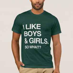 JAG GILLAR KJÄRLIGHET OAVSETT OM KÖN TEE SHIRT
