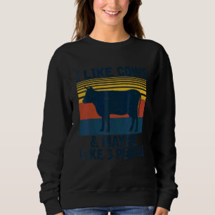Jag Gillar Kor Och Kanske Gillar 3 Personer Ko Går T Shirt
