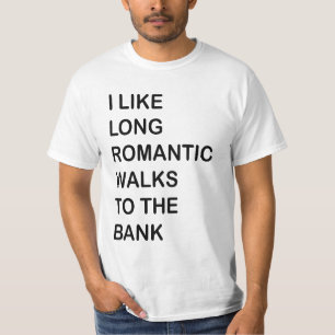 Jag gillar lång romantiker går till gruppen tee