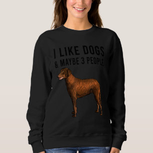 Jag gillar lockiga hundar och kanske 3 pers t shirt