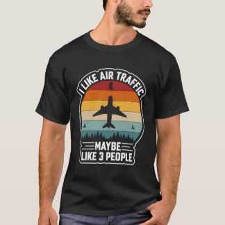 Jag gillar Luft och kanske 3 personer T Shirt
