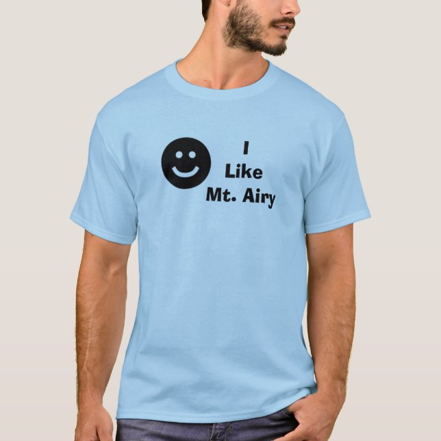 Jag gillar luftig Mt. T-shirt (Framsida)