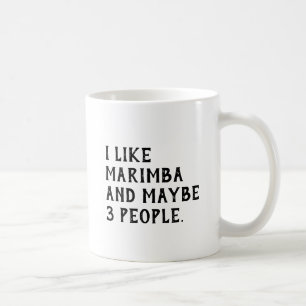 Jag gillar Marimba Funny Kaffemugg