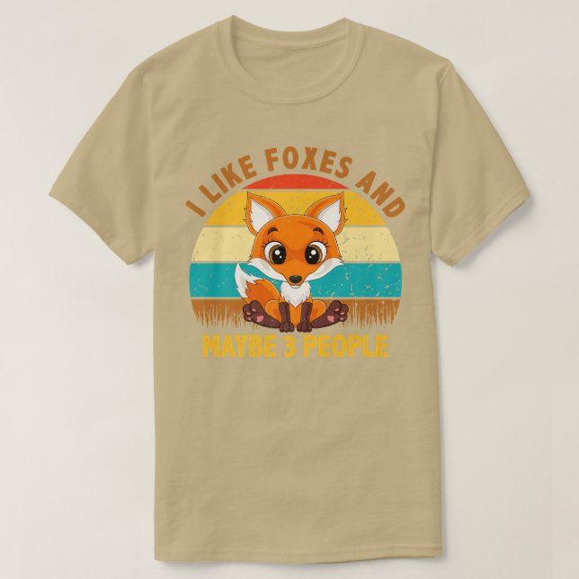 Jag gillar mat och kanske 3 människor i Älskare T Shirt (Design framsida)