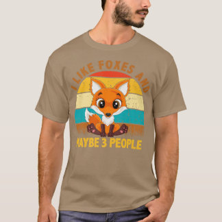 Jag gillar mat och kanske 3 människor i Älskare T Shirt