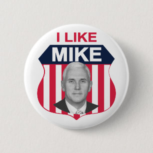 Jag gillar Mike skyddar Knapp