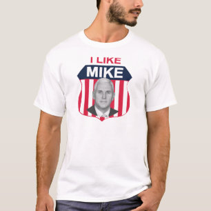 Jag gillar Mike skyddar T-shirt