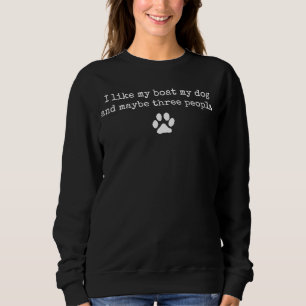Jag gillar min båt min Hund och kanske 3 personer T Shirt