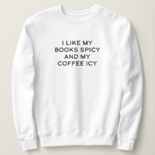 Jag gillar min bokar-krydda och min kaffeisig t shirt