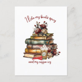 Jag gillar min bokar-krydda och min kaffeisig vykort