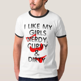 JAG GILLAR MIN FLICKOR som ÄR NERDY som ÄR CURVY Tee