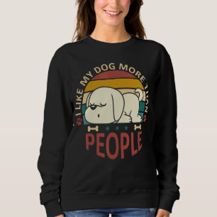 Jag gillar min Hund mer än People Hund 11 T Shirt