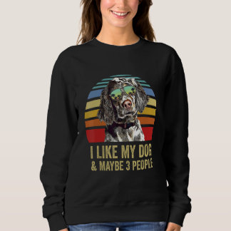 Jag Gillar Min Hund och Kanske 3 Personer Engelsk T Shirt