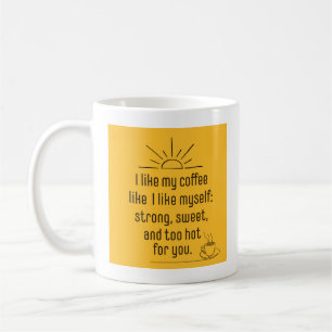 Jag gillar min kaffe Mugg
