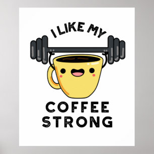 Jag gillar min kaffedocka.. poster