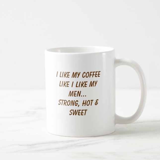 Jag gillar min kaffenågot liknande som jag gillar kaffemugg (Höger)