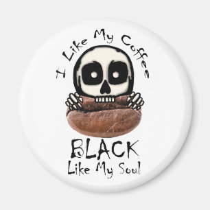 Jag gillar min kaffesvart magnet