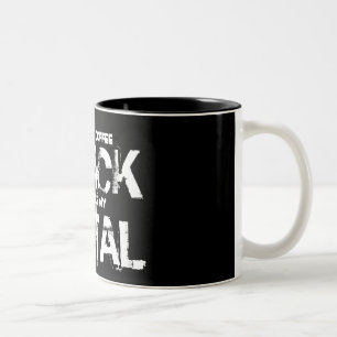 Jag gillar min kaffesvartmugg Två-Tonad mugg