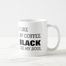 JAG GILLAR MIN KAFFESVARTNÅGOT LIKNANDE MIN SOUL KAFFEMUGG