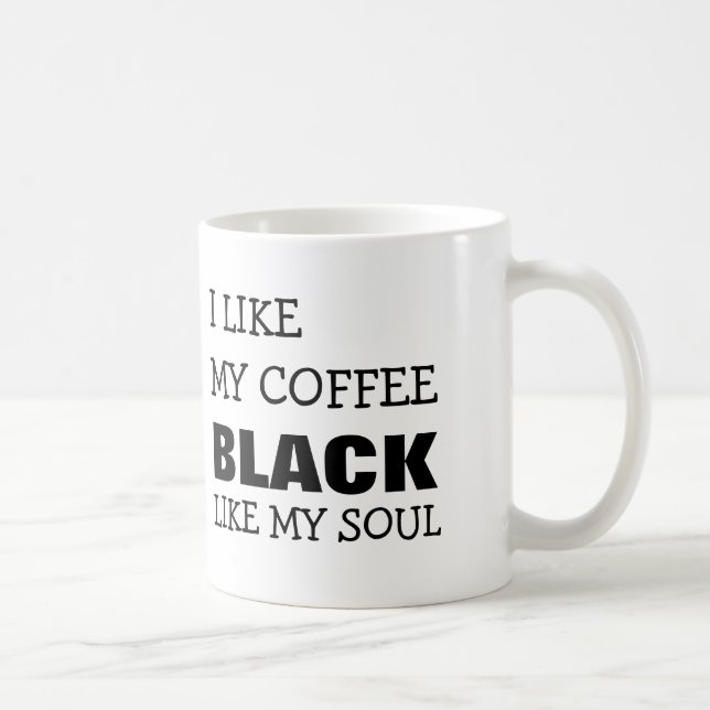 JAG GILLAR MIN KAFFESVARTNÅGOT LIKNANDE MIN SOUL KAFFEMUGG (Höger)