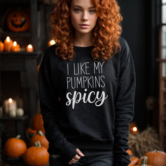 Jag gillar min knumpkins Spicy Funny Fall Themme T Shirt (Skapare uppladdad)
