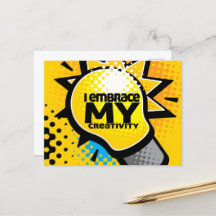 "Jag gillar min kreativitet" Motiveringsbekräftels