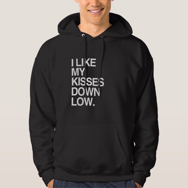 JAG GILLAR MIN KYSSAR BESEGRAR LOWEN - VIT - .PNG TRÖJA MED LUVA (Framsida)