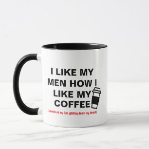 Jag gillar min Manar hur jag gillar min kaffe Mugg
