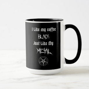 Jag gillar min något liknande för kaffesvarten mugg