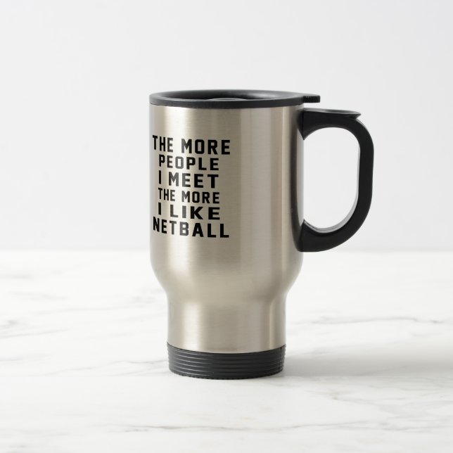 Jag gillar min Netball. Resemugg (Höger)