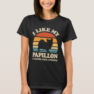 Jag gillar min papillon Continental Leksak T Shirt