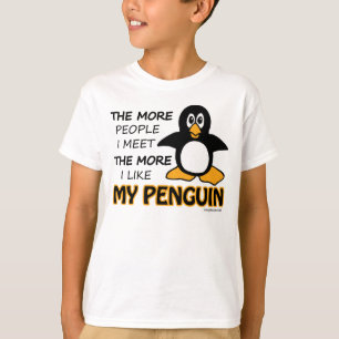 Jag gillar min Penguin Tee Shirt
