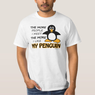 Jag gillar min pingvin t-shirt