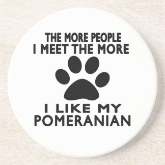 Jag gillar min Pomeranian. Underlägg