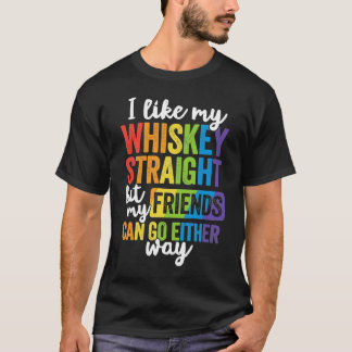 Jag gillar min Raka gåva av HBT-Pride Les T Shirt