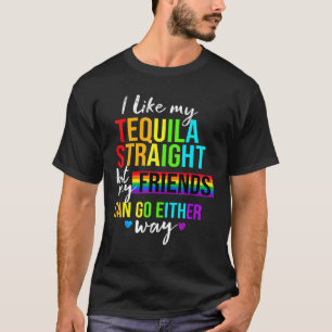 Jag gillar min Raka Lgbt Pride Gay Lesbisk T Shirt
