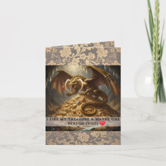 Jag gillar min skatt & kanske en person (du)  kort