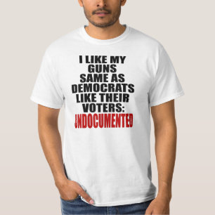 Jag gillar min vapen samma som demokrater gillar t shirt
