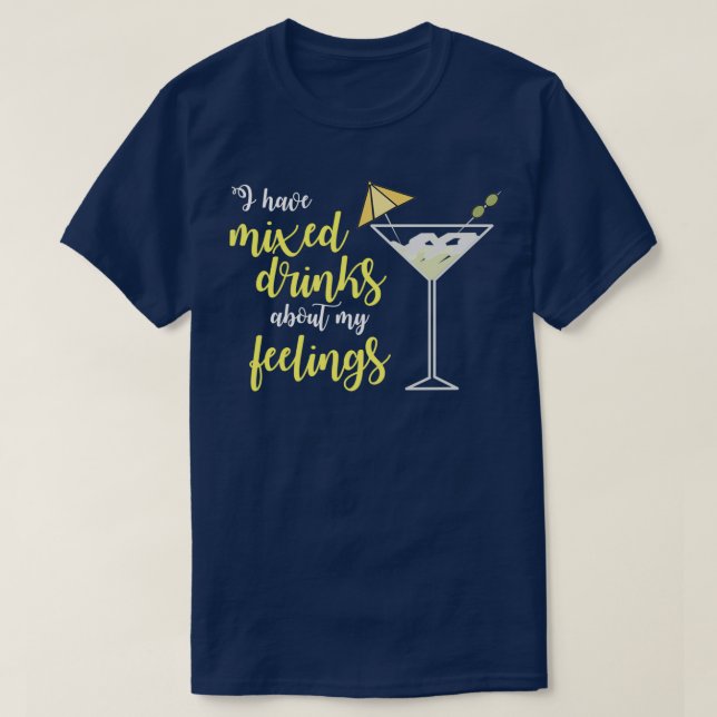 Jag gillar mina drycker hur jag gillar mina metafo t shirt (Design framsida)