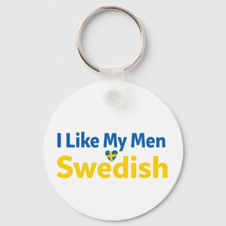 Jag gillar mina män svenska roliga Sverige humor Nyckelring