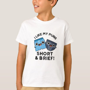 Jag gillar mina pungar Kort och små underkläder Pu T Shirt