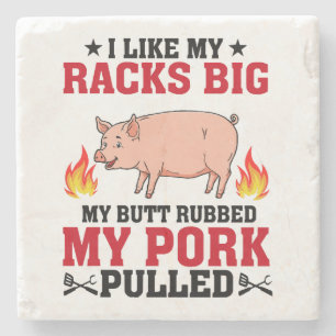 Jag Gillar Mina Racks Stora BBQ, Bakdel Nötkött Ci Stenunderlägg