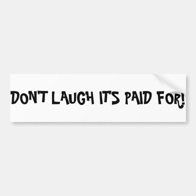 Jag gillar mitt betald för bil bildekal (Framsidan)